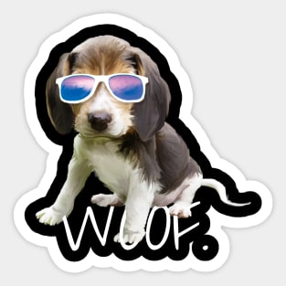 WOOF Sticker